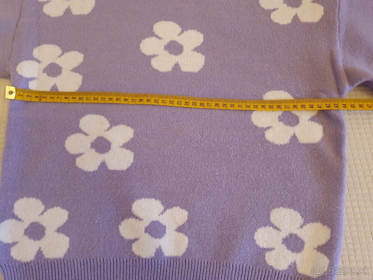 Pulóver kvetinkový - 3