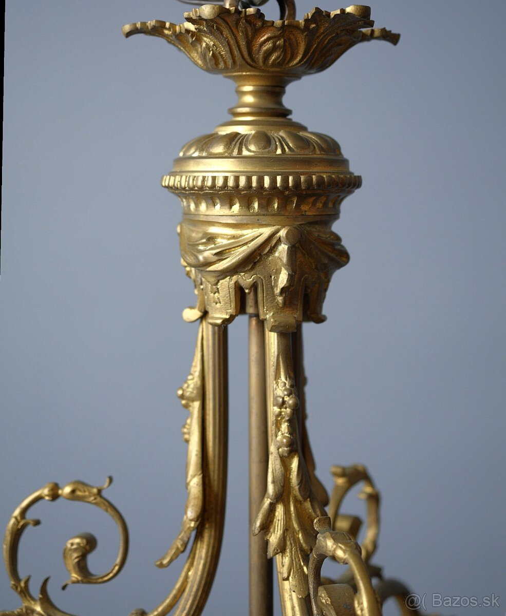 Starožitný secesný luster - 3