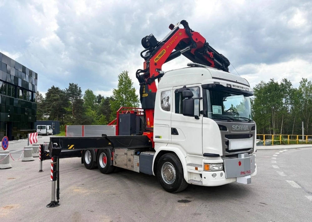 Scania G490 - 6x2 – Valník/Tahač + HR-PalfingerPK 53002 SH