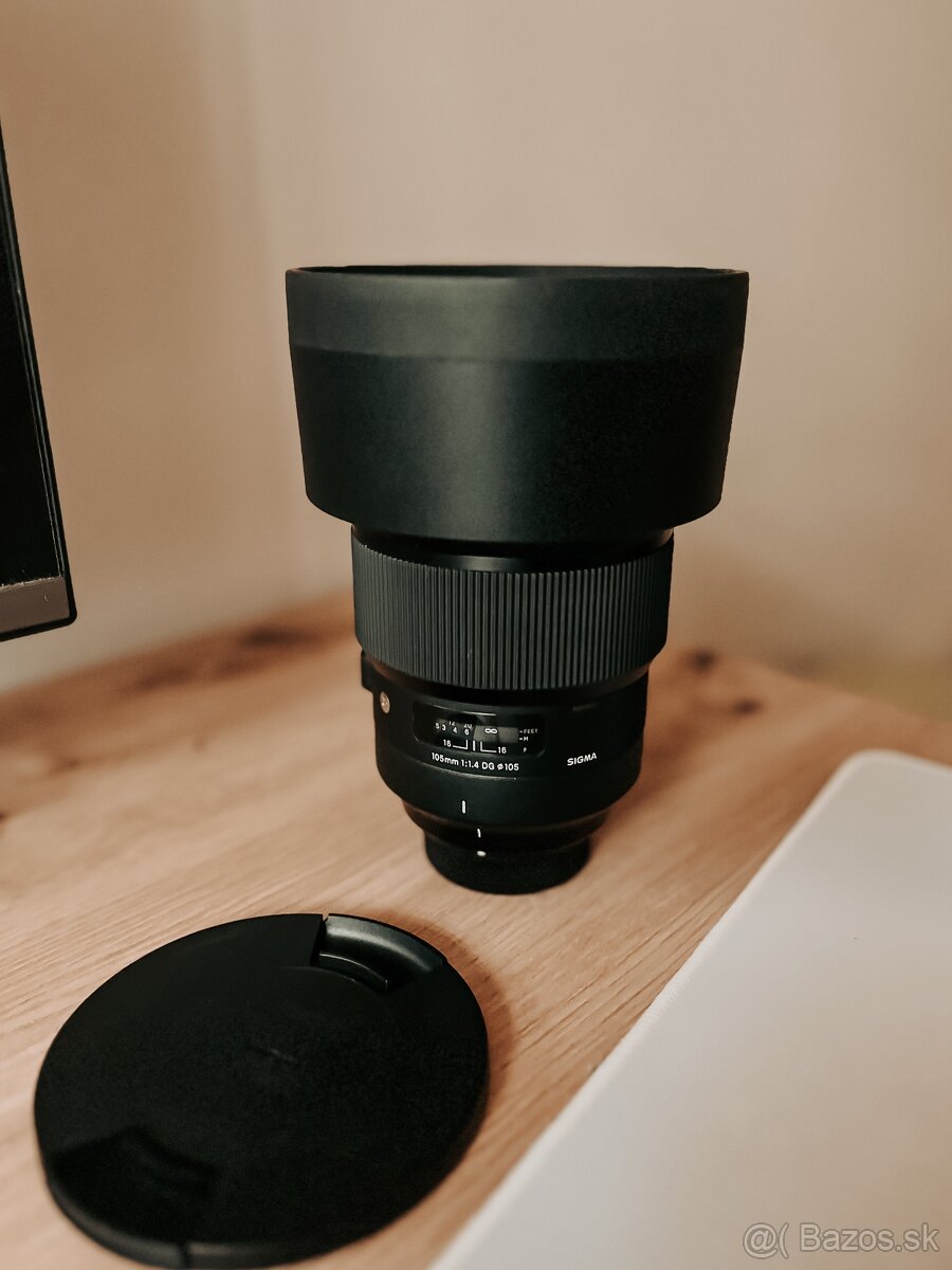 Predám objektív Sigma 105/1.4 ART Nikon + 4 roky záruky - 3