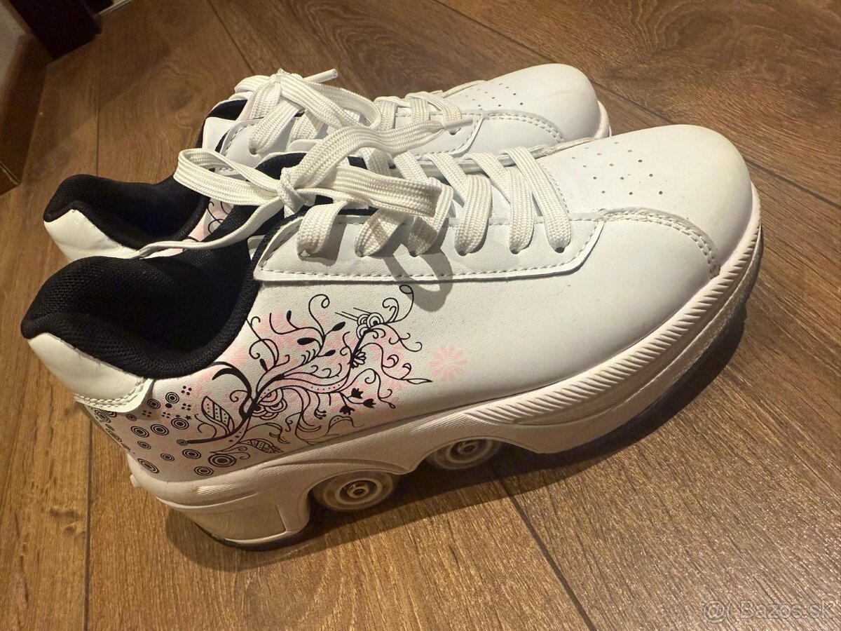 Dievčenské topánky s kolieskami, kolieskové korčule - 3