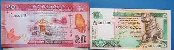 mince mix 350 kusov - bankovky unc SRÍ LANKA - 3