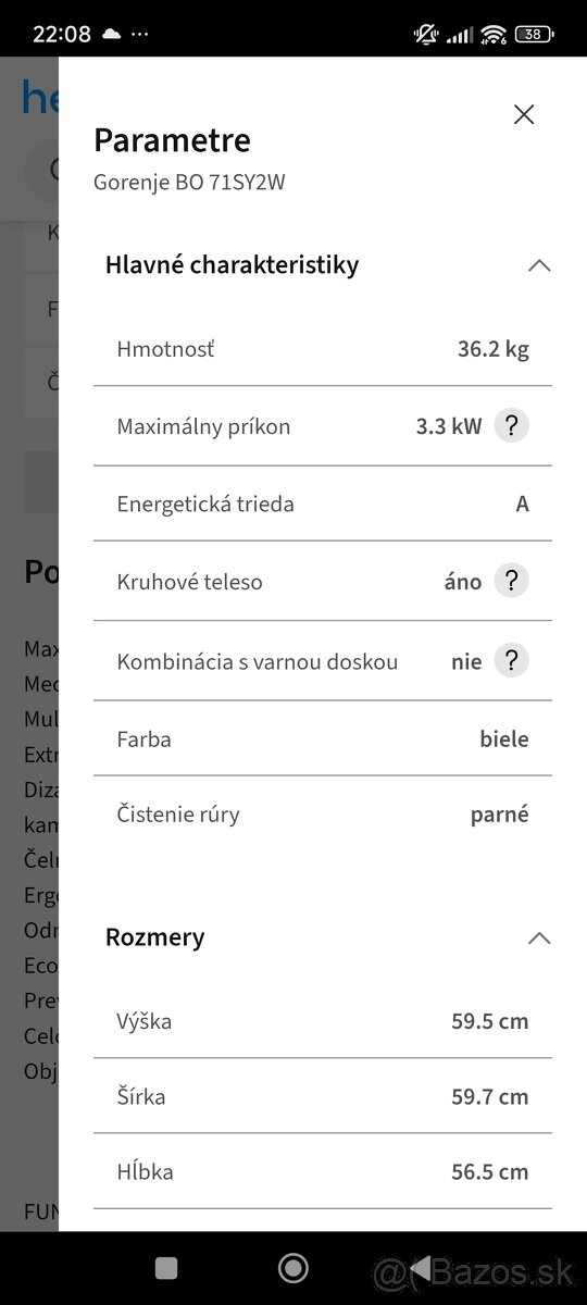 Vstavaná rúra Gorenje - 3