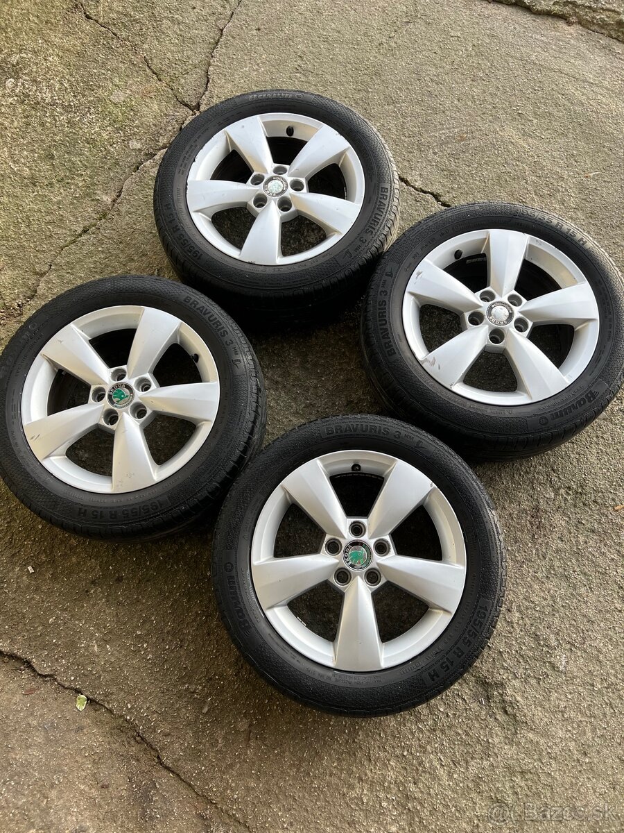 Disky škoda fabia 5x100 r15 - 3