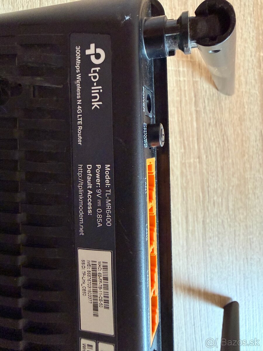 4G LTE router TP-Link TL-MR6400 - 3