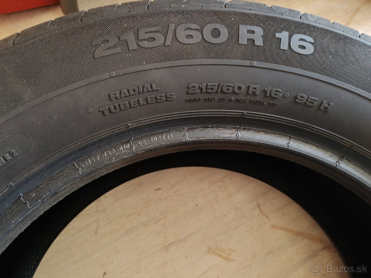 Predam Continental pneu letne 215/60 R16 - 3