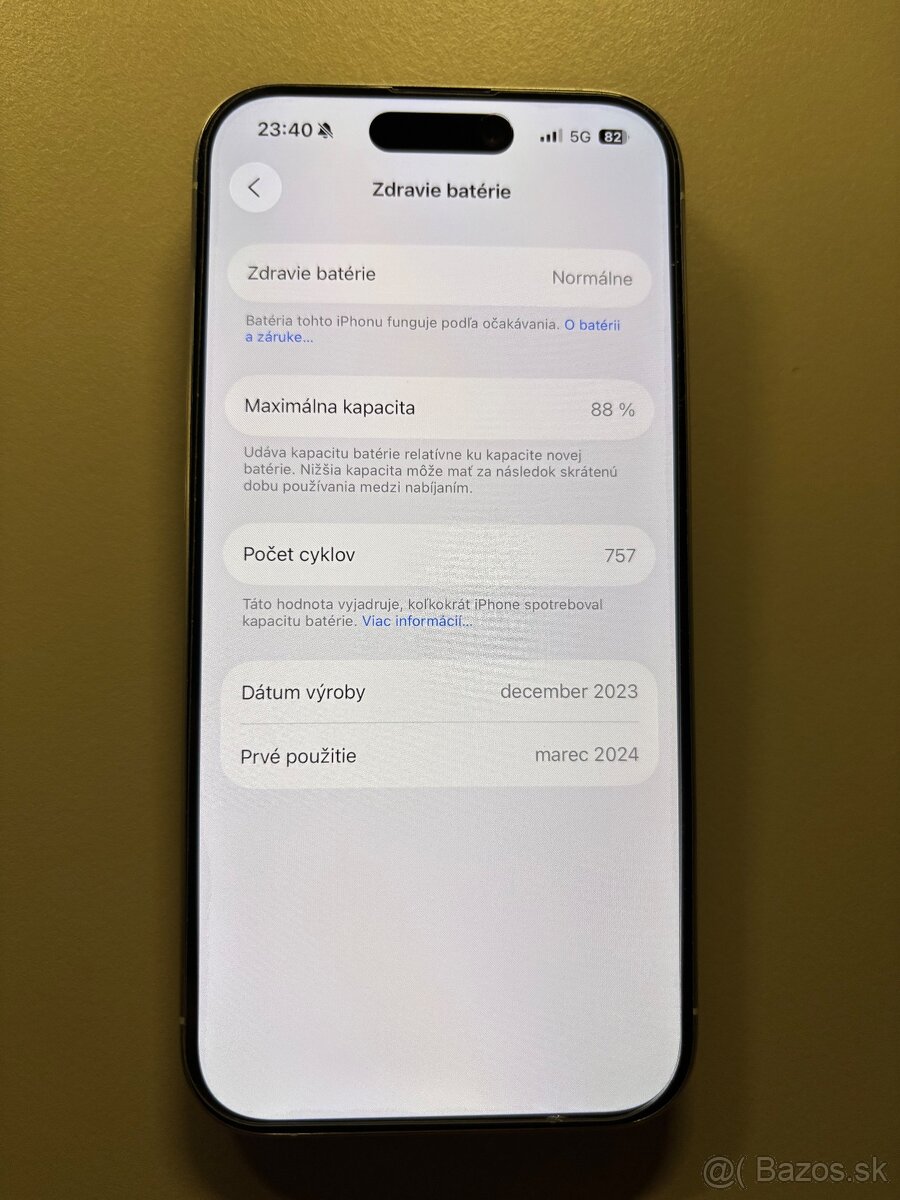 📱 Predám iPhone 15 Pro 128 GB – TOP stav - 3