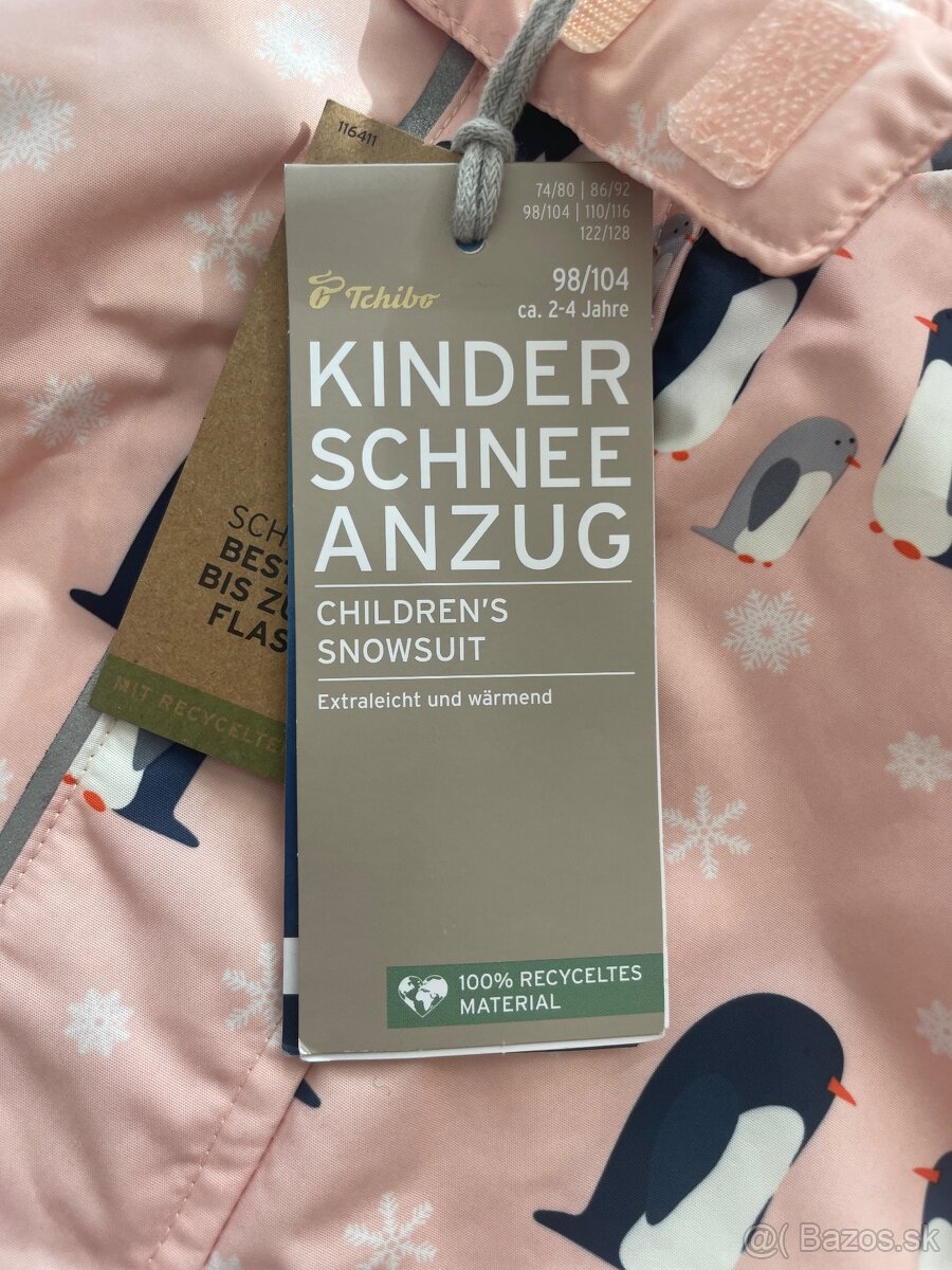 Zimny overal Tchibo - novy, vel. 98/104 - 3