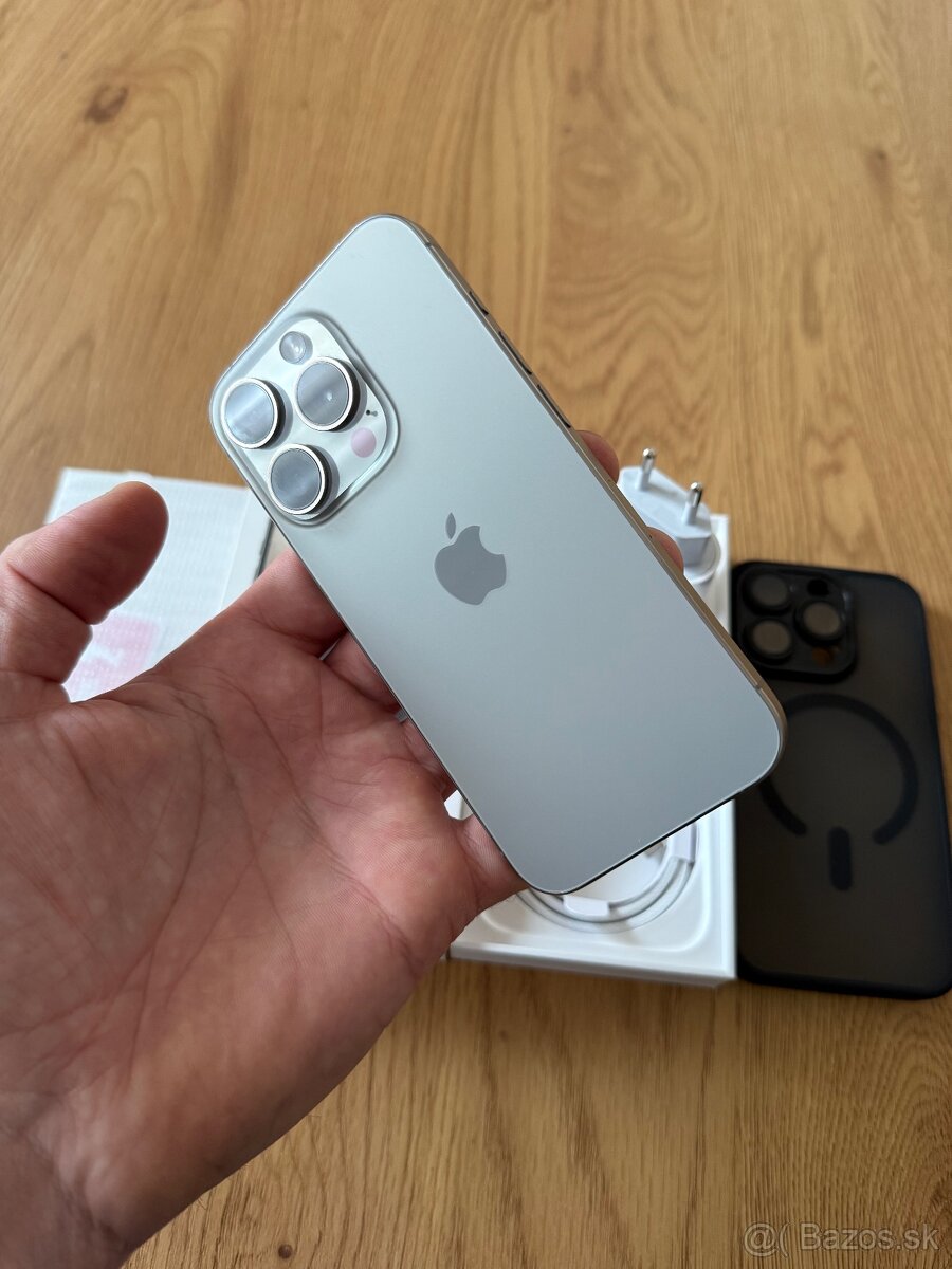 iPhone 15 Pro 256 gb Natural Titanium v záruke - 3
