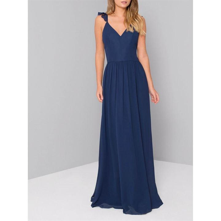 Tmavomodre saty CHI CHI London a TFNC S - 3