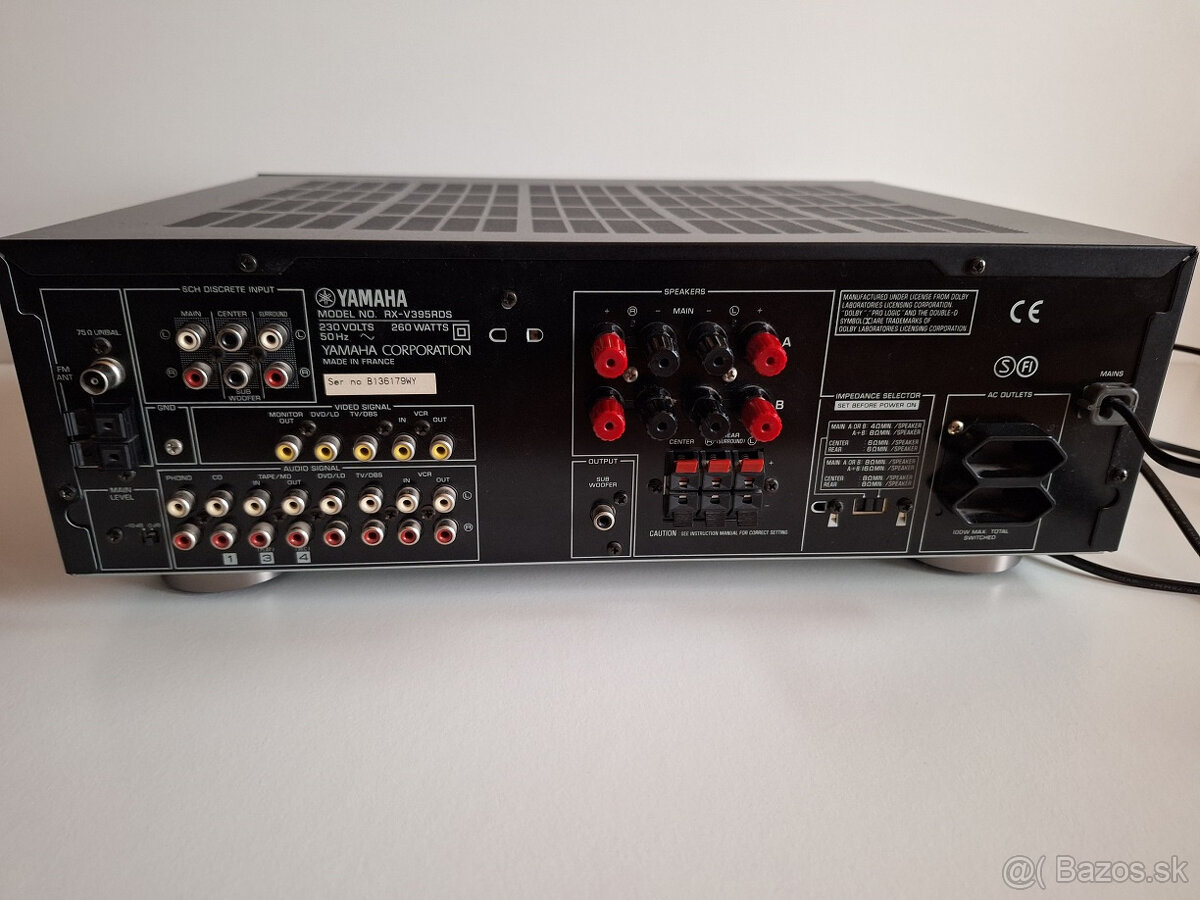 Zosilňovač YAMAHA RX V395RDS - 3