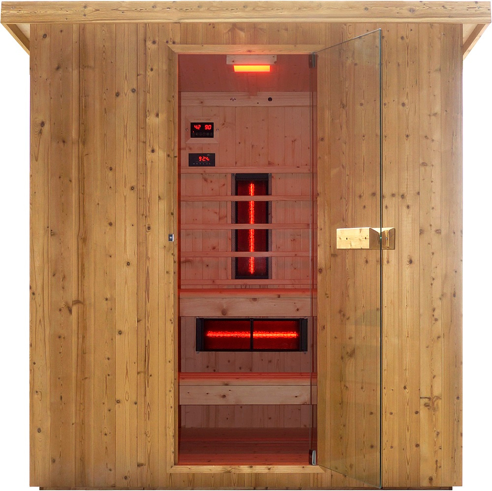 Sanotechnik - Vonkajšia kombinovaná sauna (Fínska / infra ) - 3