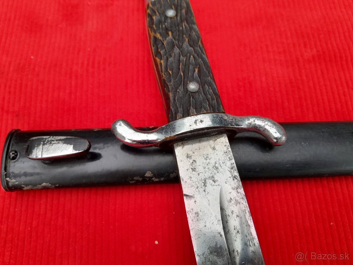 Nemecký vychádzkový bodák hasič dlhý. - 3