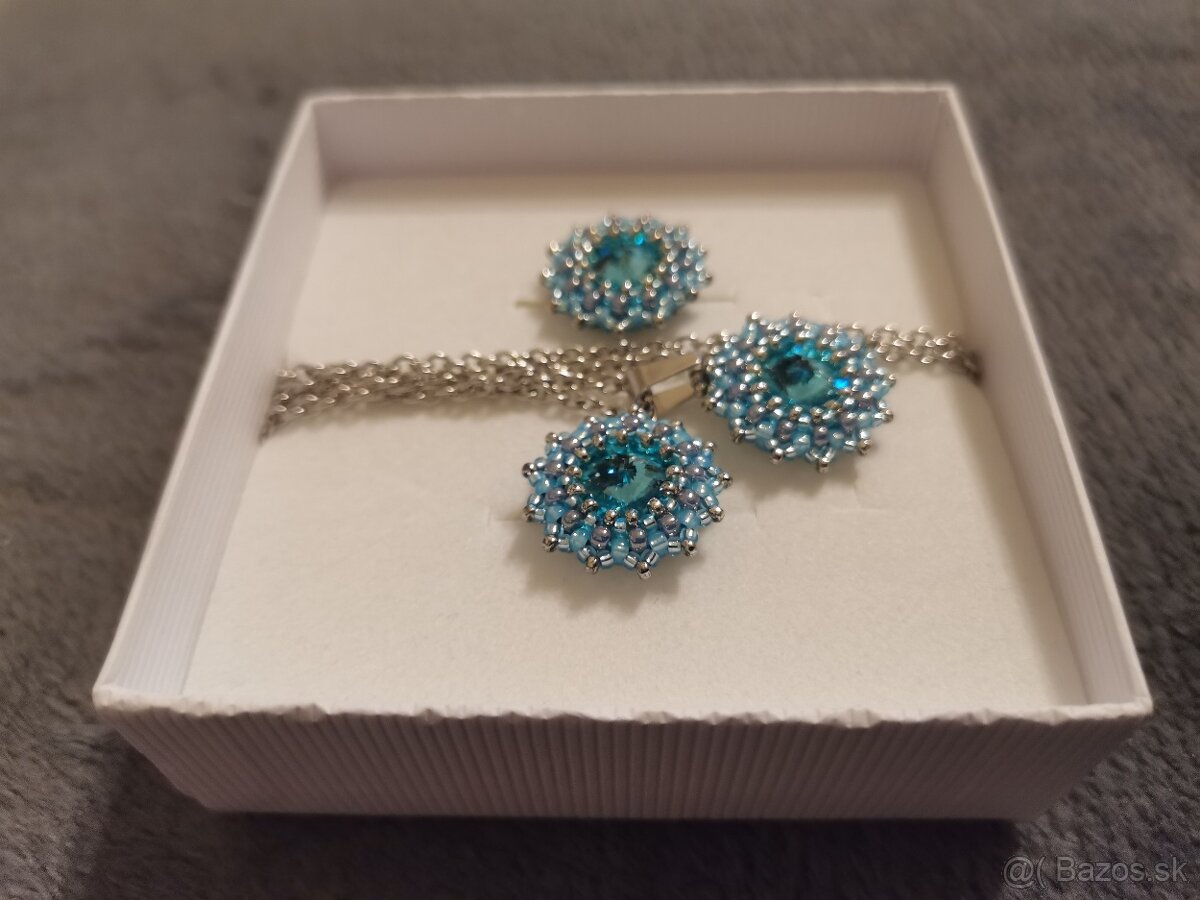 Naušnice plus retiazka s príveskom - 3