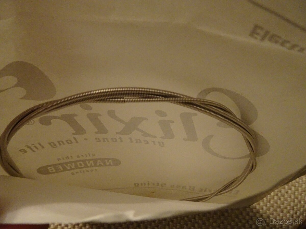 Predám NOVÉ STRUNY ELIXÍR, Nano Web,Light Medium - 3