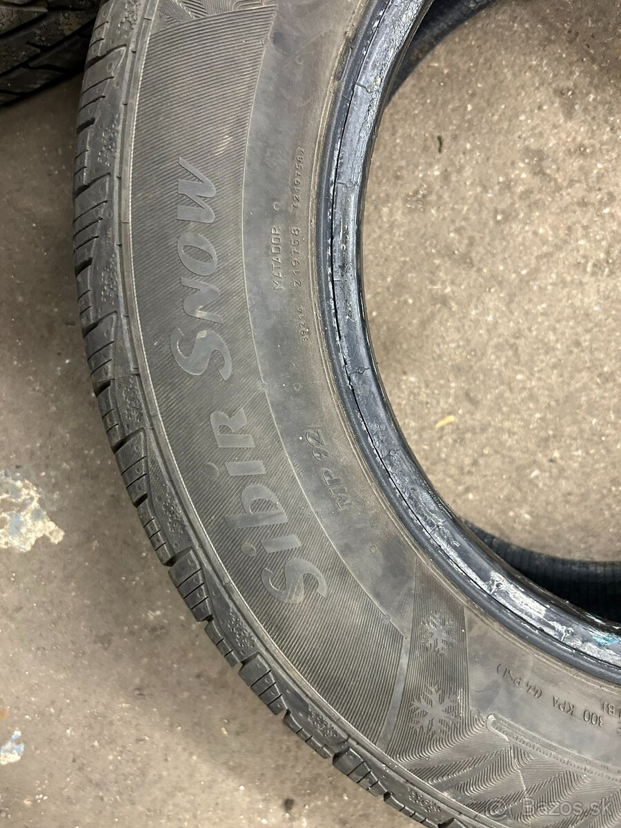 Predám zimné pneumatiky 195/65 R15 Matador sibir snow - 3