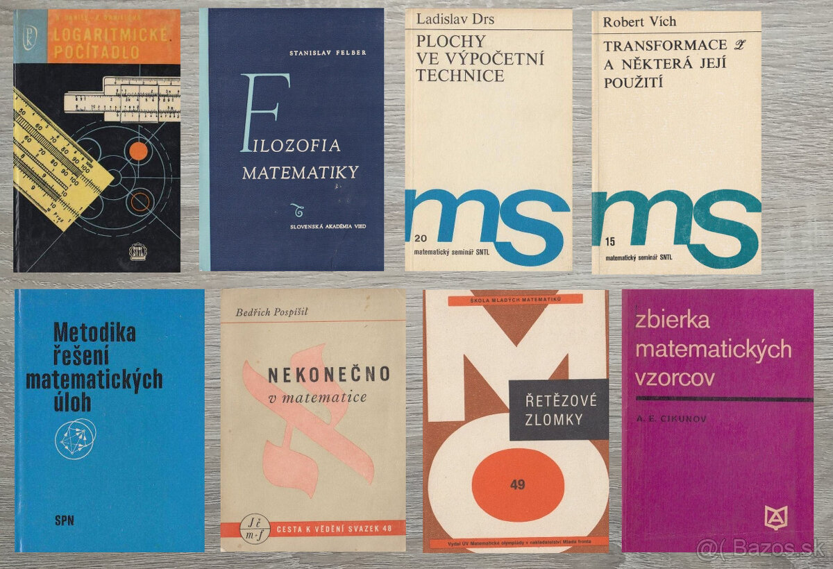 Knihy a učebnice z matematiky - 3