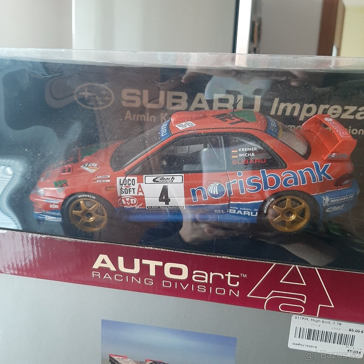 1:18 Skoda Abrex,Mercedes dtm Autoart - 3