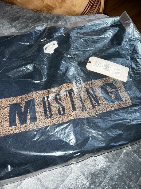 Mustang tmavomodrá mikina - 3