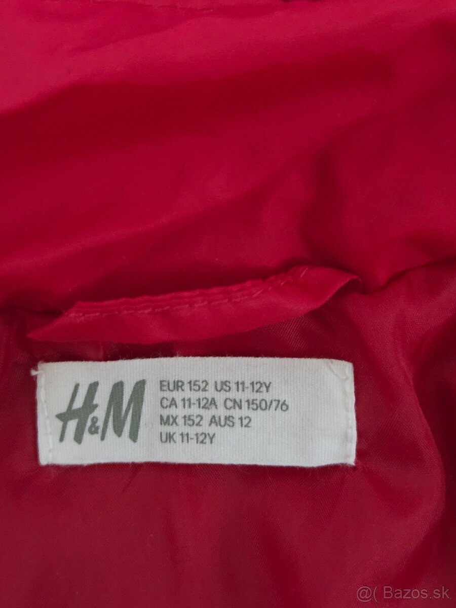 Tenká bunda H&M veľ.152 - 3