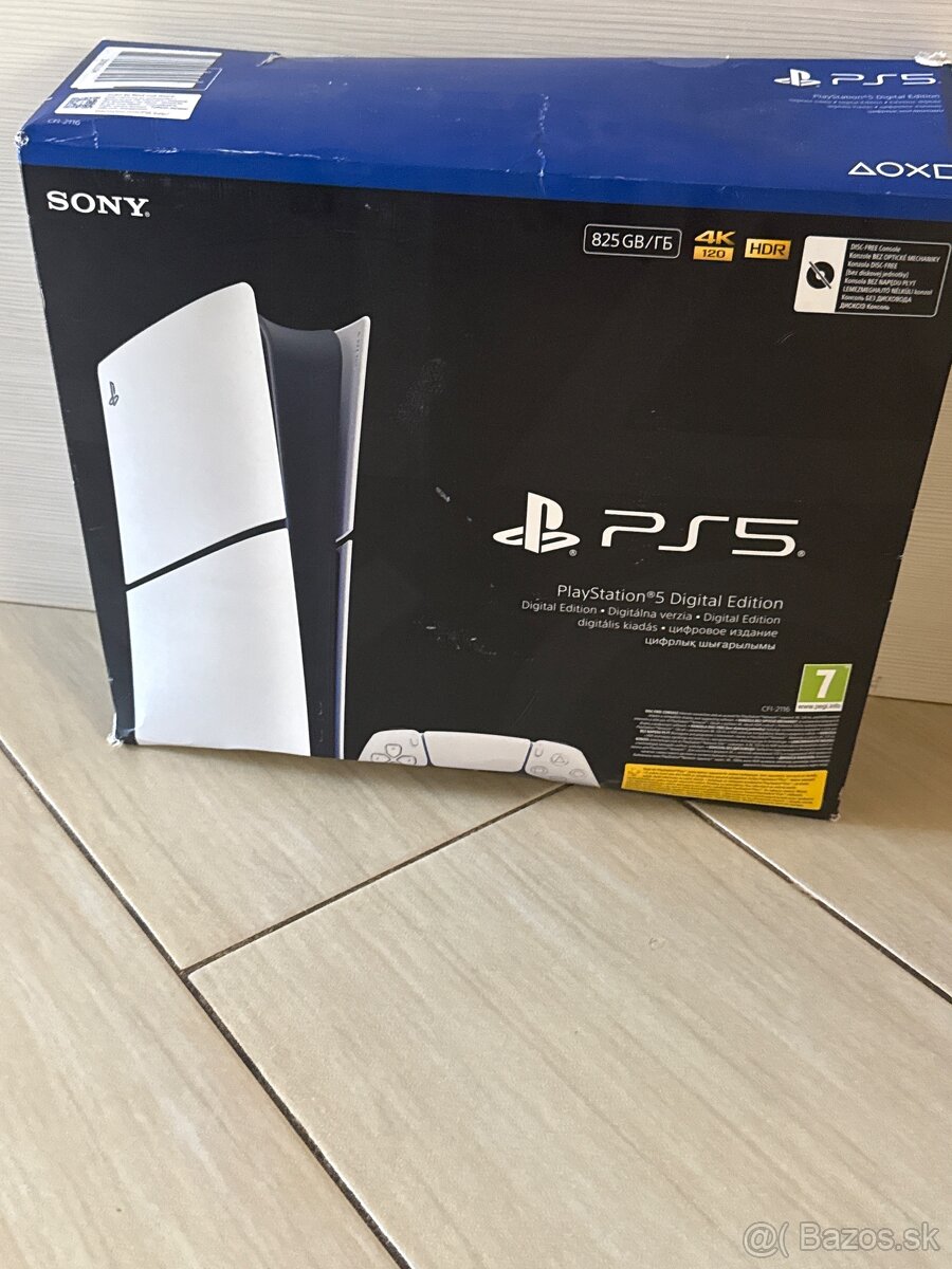 PS5 Digital Edition 825 GB + 2× DualSense + stojan - 3