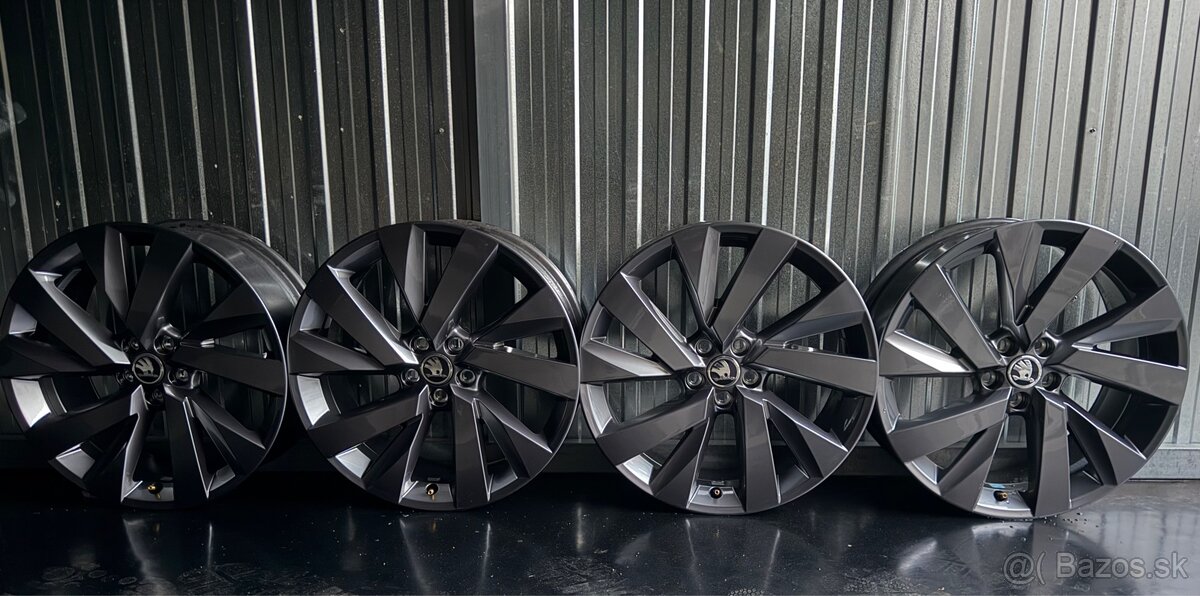 #21 Nové elektróny originál Škoda 5x100 r18 - 3