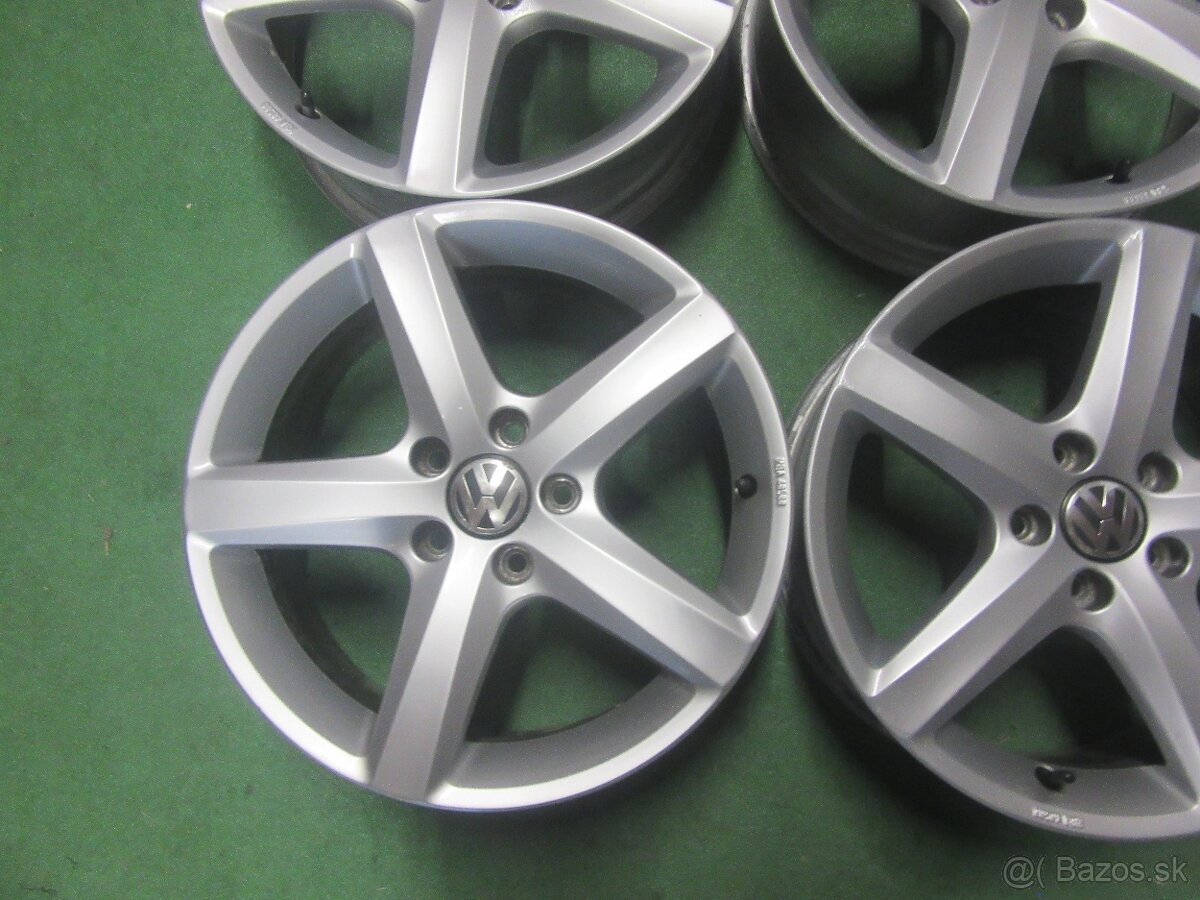R17 hliníkové disky Volkswagen rozteč 5x112 ET39 1K8071497A - 3