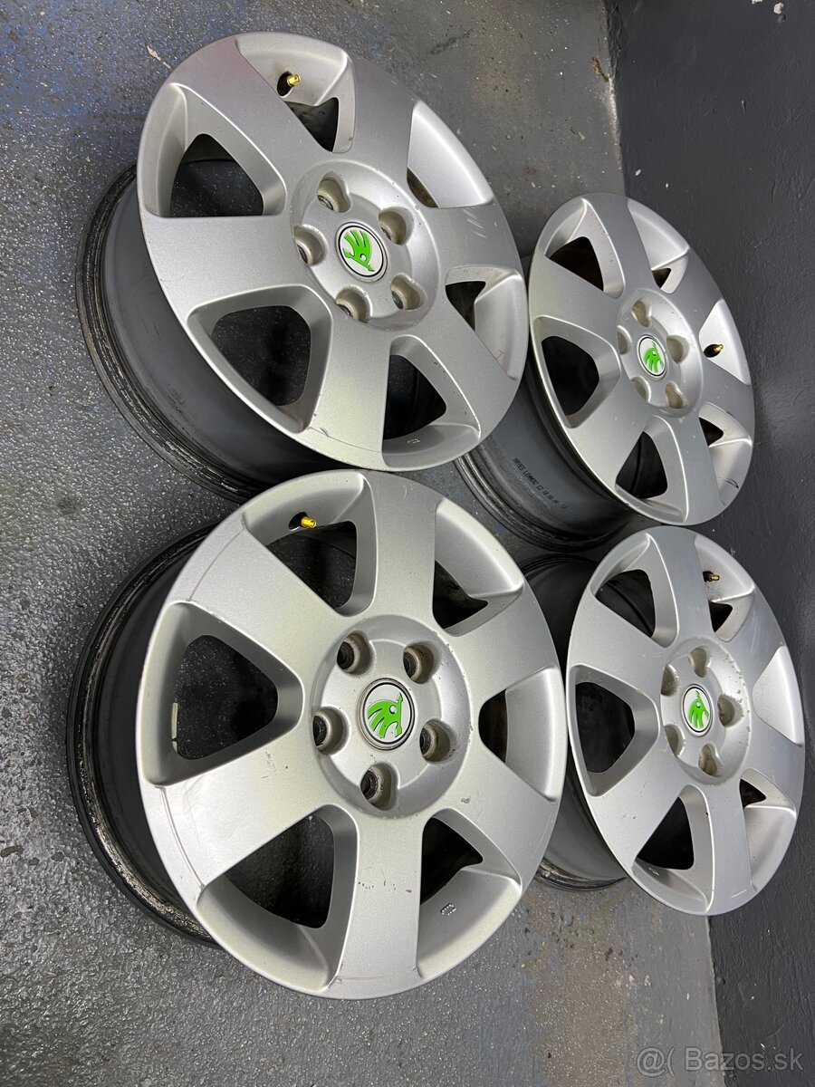 Hlinikove disky škoda 5x112 r15 - 3