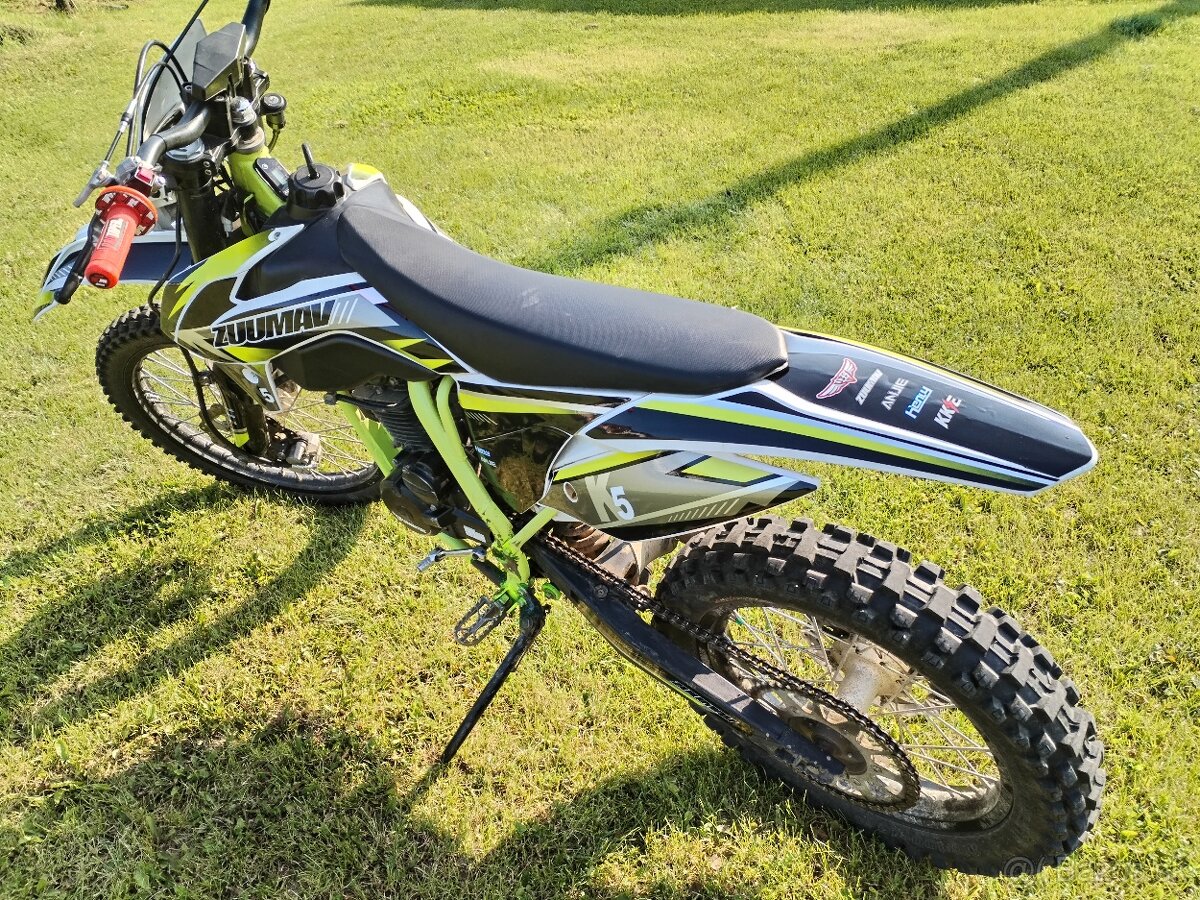 enduro zuumav 250cc 5 rýchlostná kolesá 18/21 34mth