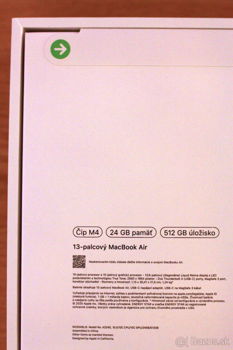 Apple MacBook Air 13" M4 24/512 - nerozbaleny 2rocna zaruka - 3