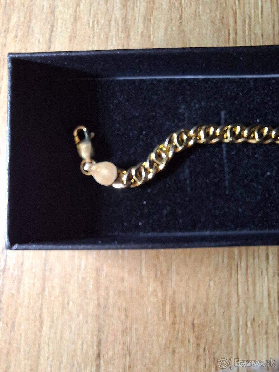14k náramok 20 cm - 3