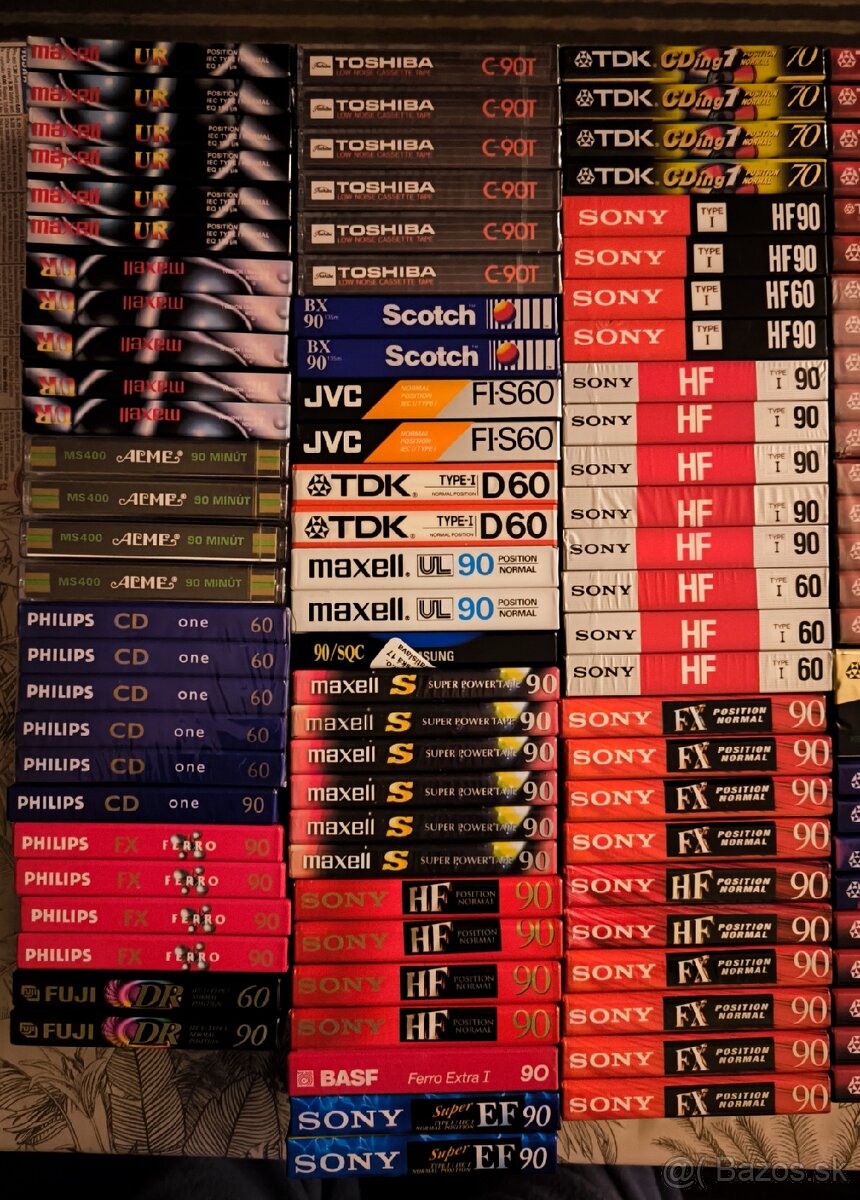 MC kazety čisté zabalené - 3