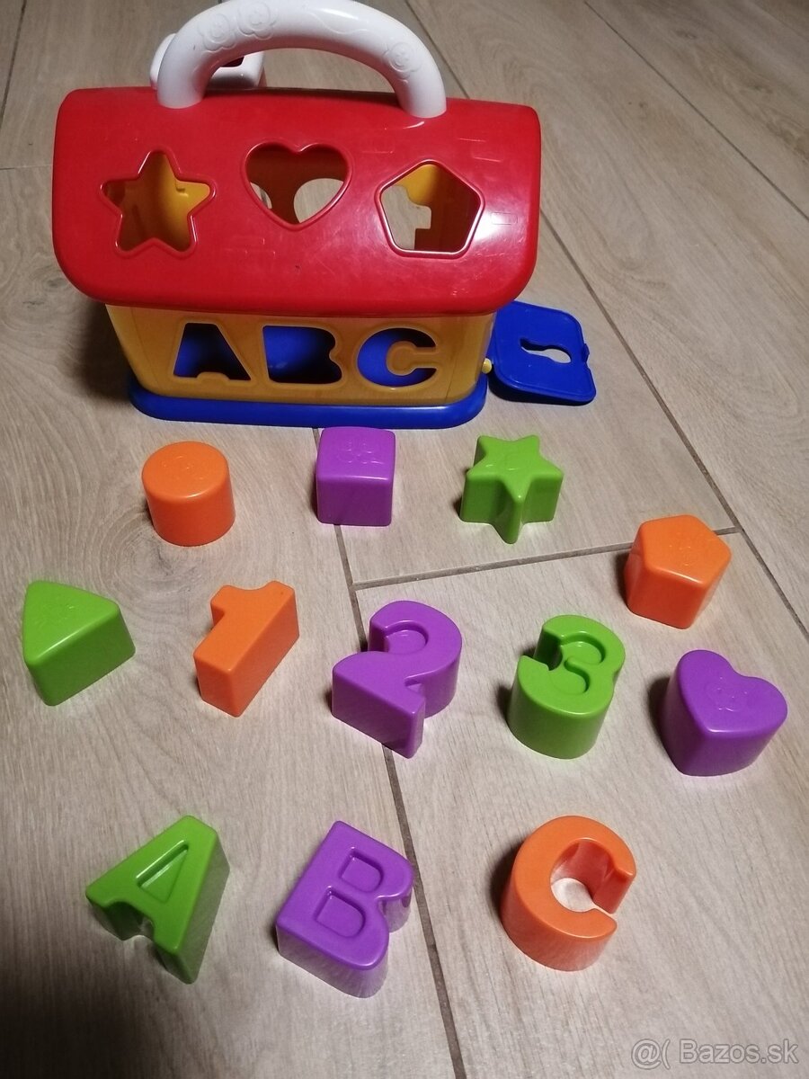 Vkladačka Tupperware a domček čísla tvary písmená - 3