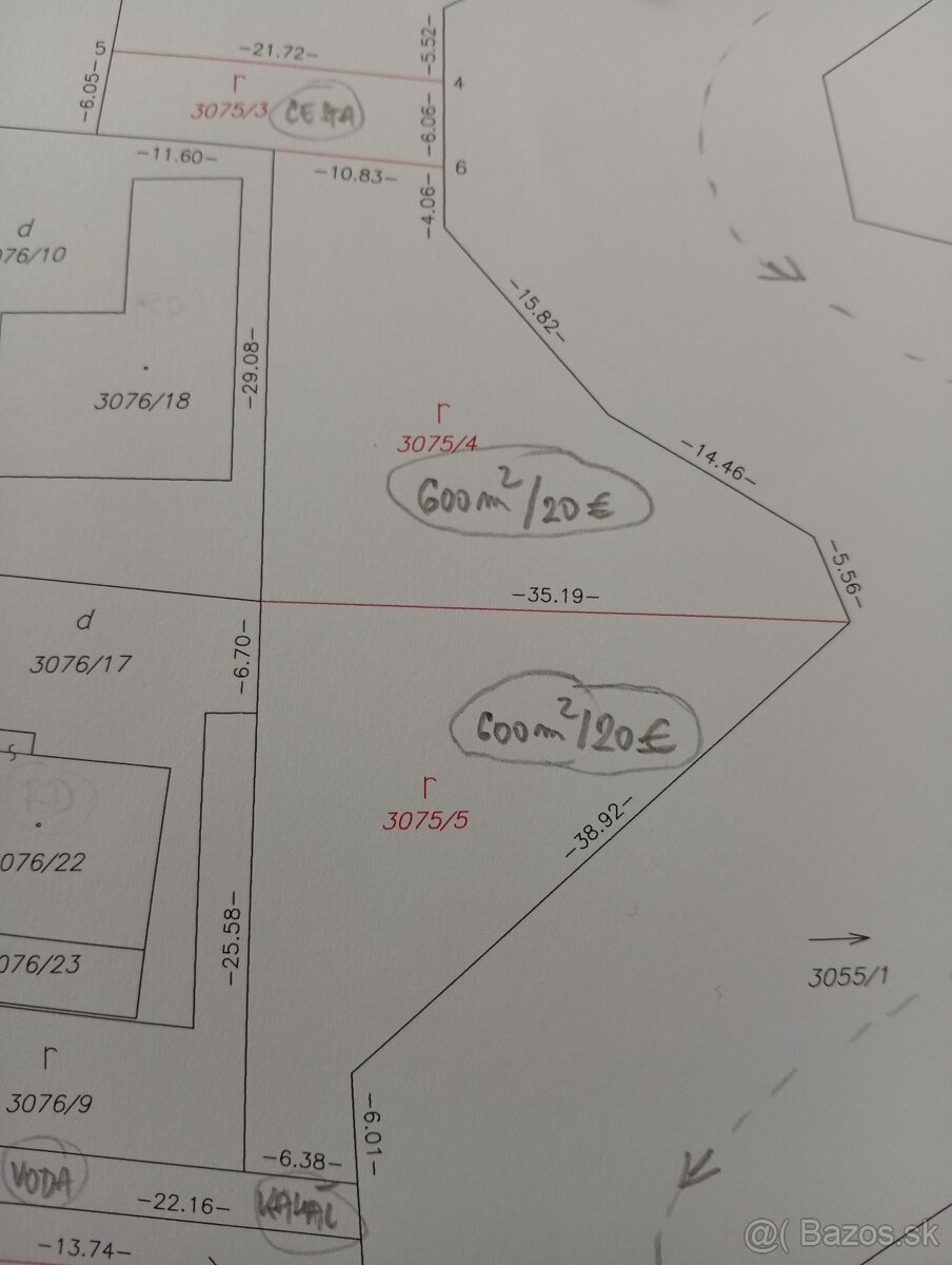 Predám pozemok, Kanaš - 3