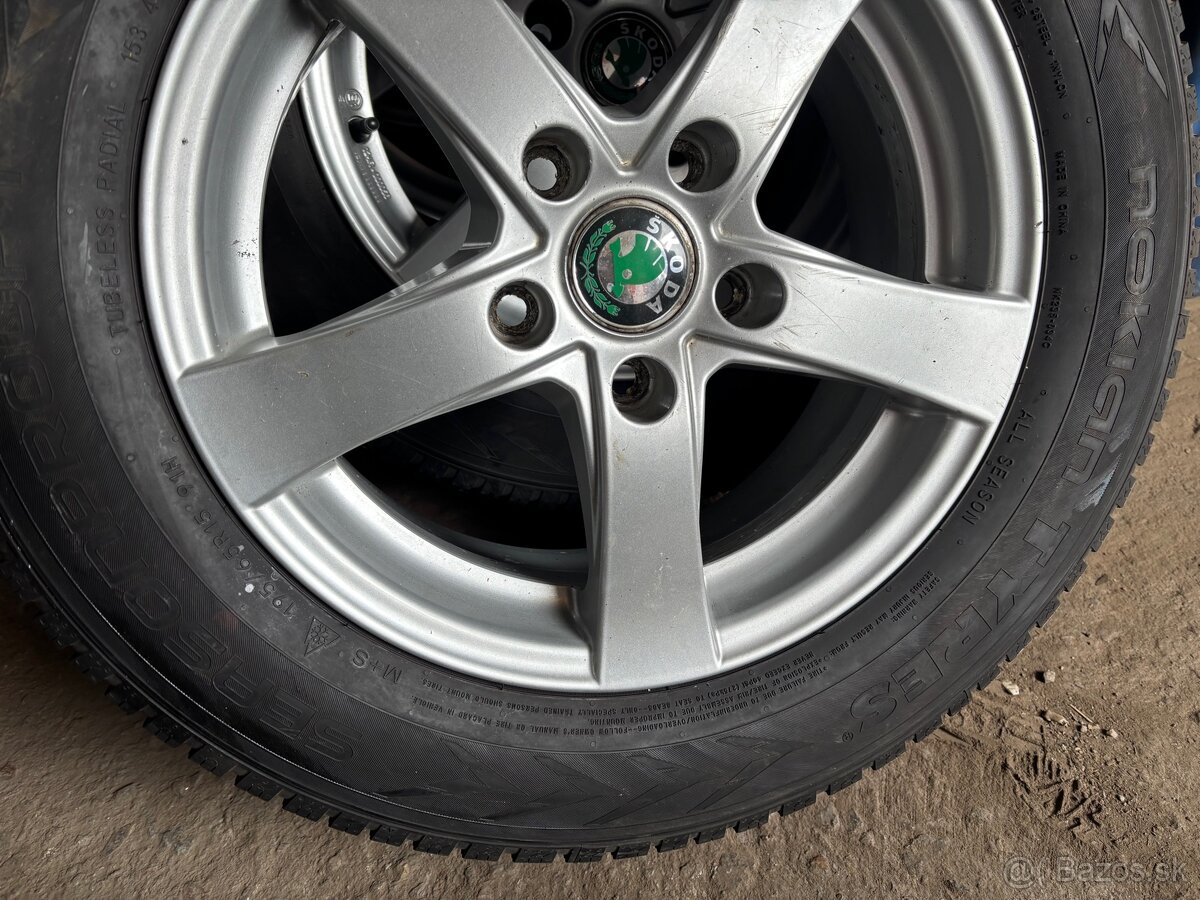 5x112 R15 DEZENT + celoročné pneumatiky - 3