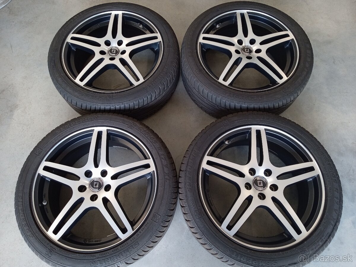 4ks letne ALU 5x100 R17 7J ET38 DIEWE (Germany) - 3