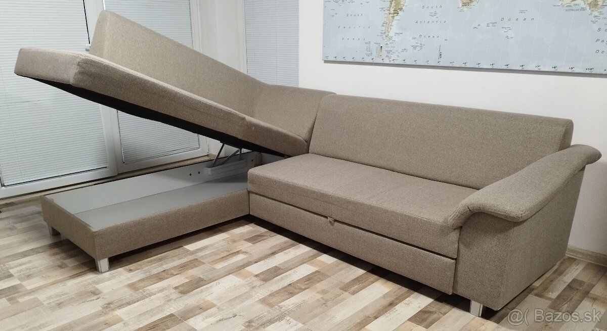 rohova rozkladacia sedacka, ulozny pr., 182x253 cm - 3