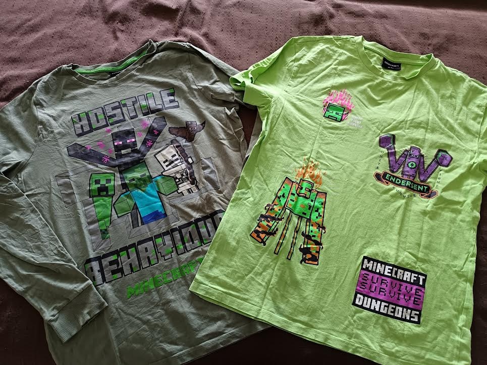 Chlapčenský balíček MINECRAFT + nákrčník cena za všetko - 3
