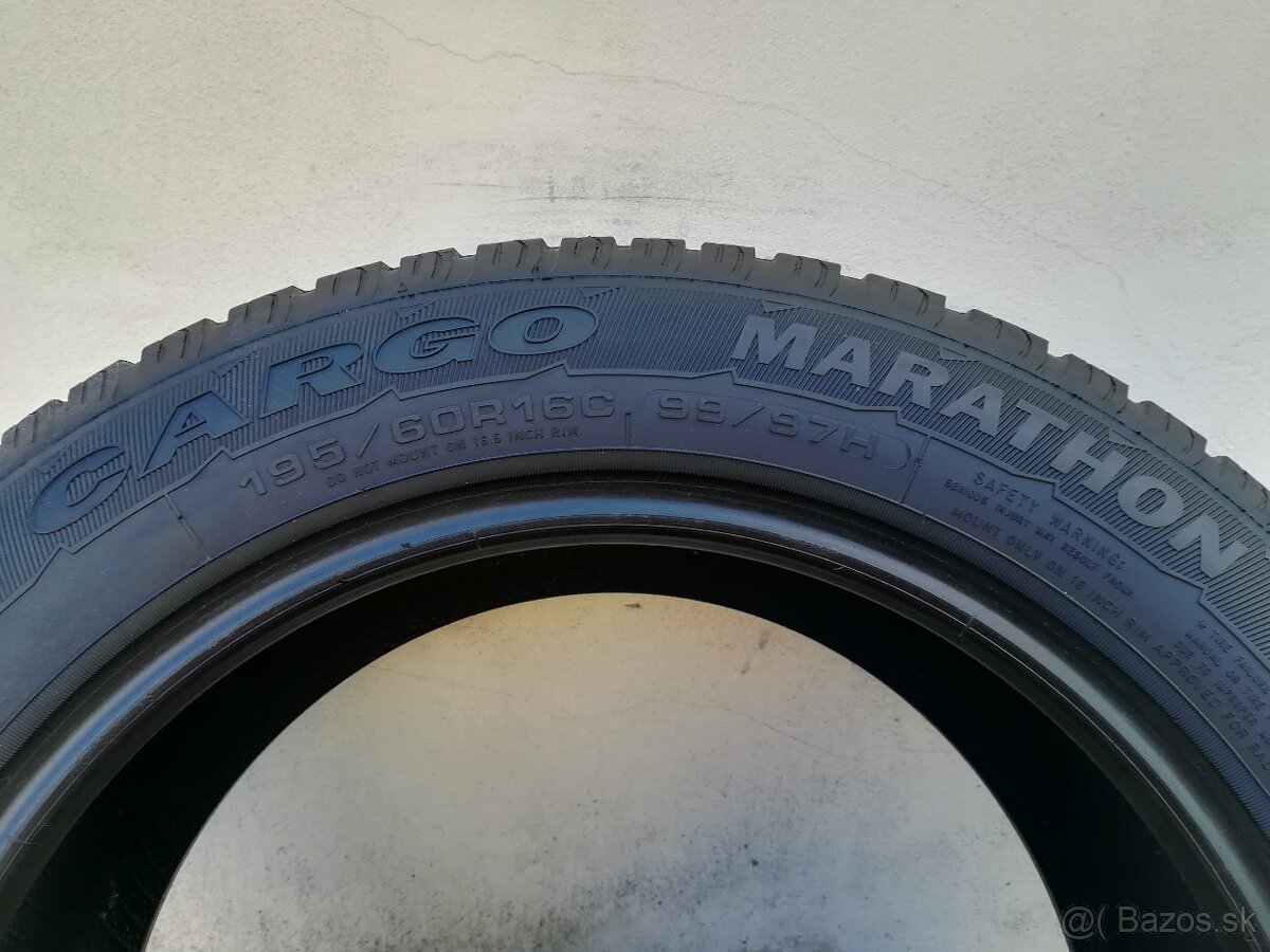 Letné pneumatiky 195/60 R16C Goodyear, 4ks - 3