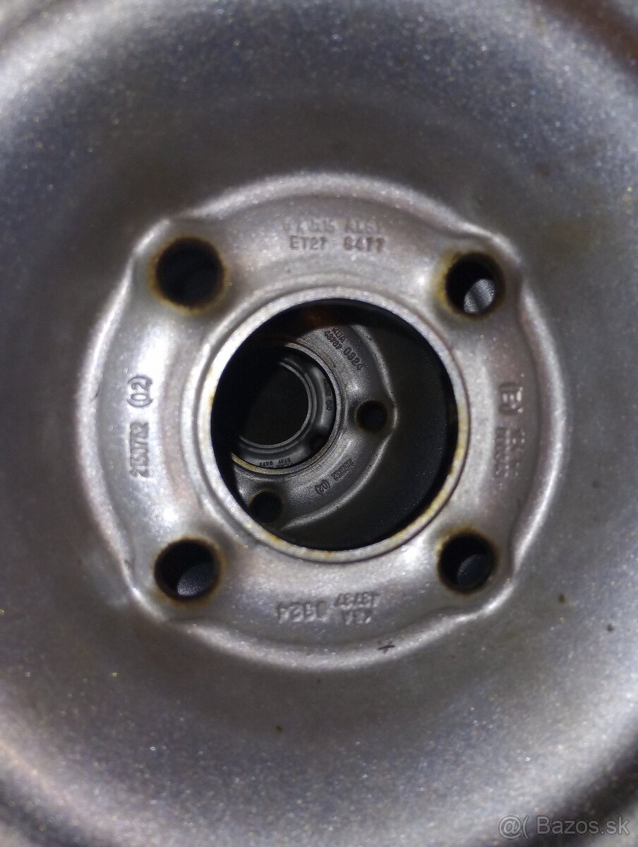 Plechové disky 15" - 3