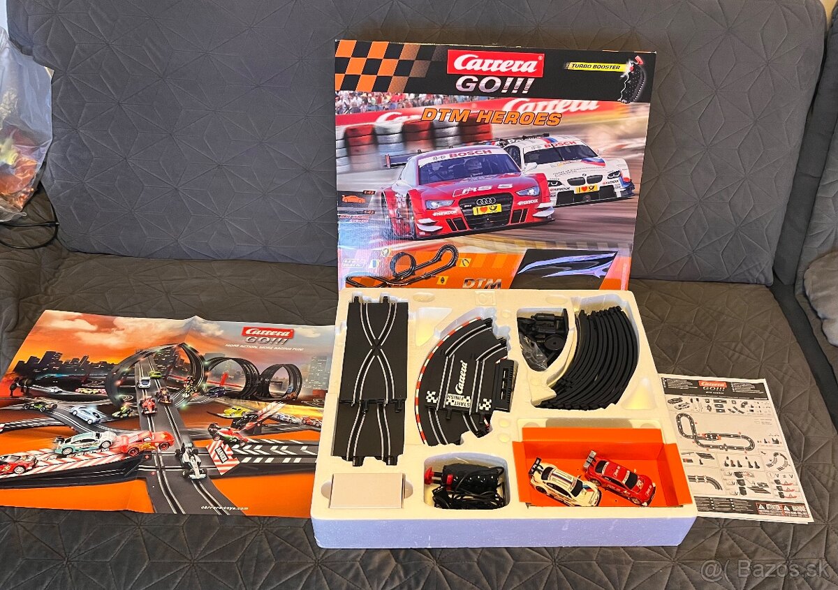 Rezervovane-Autodráha Carrera - 6,2m, 100% stav, 5 dni hrana - 3