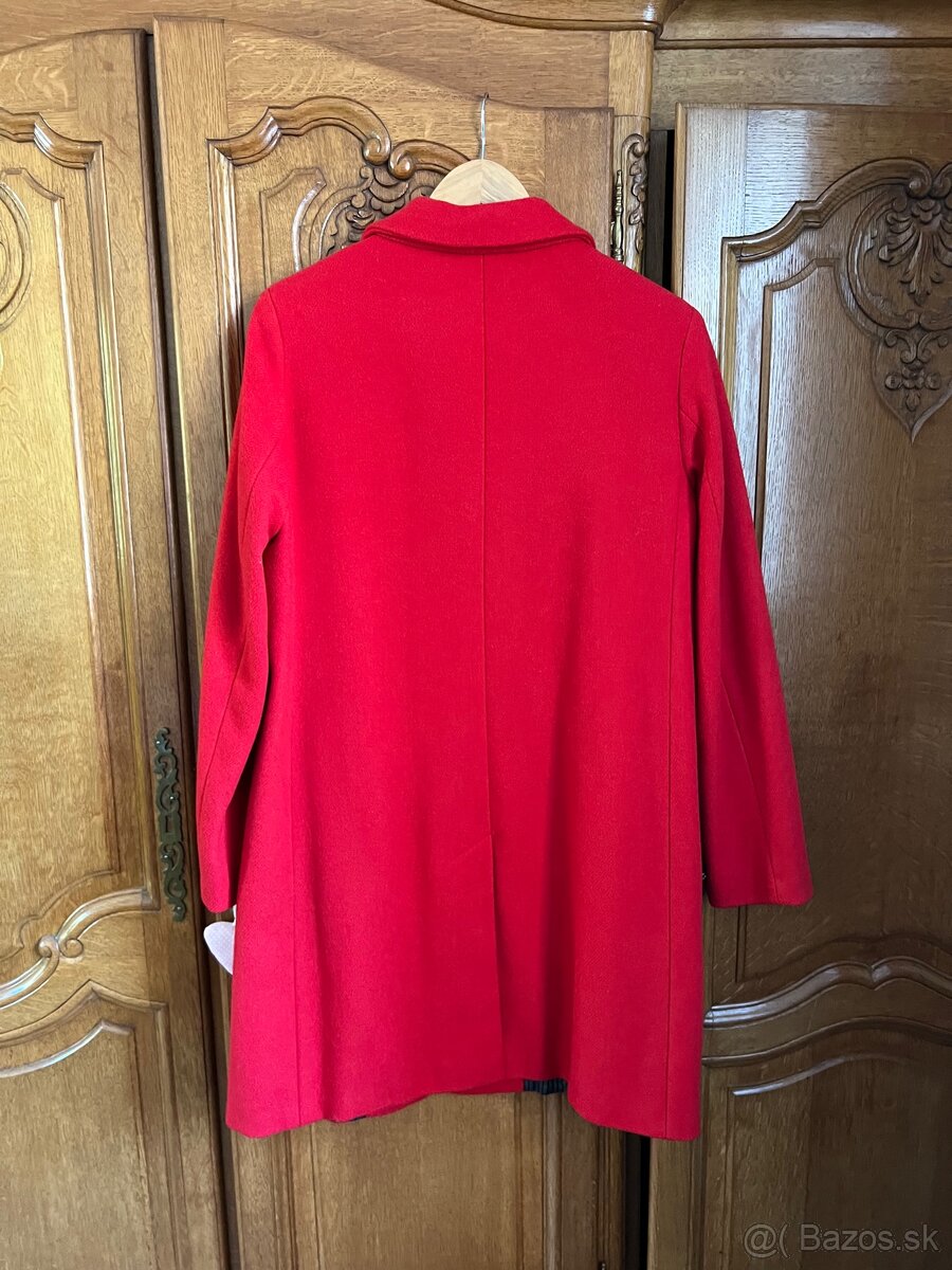 MaxMara Weekend červený vlnený kabát - 3