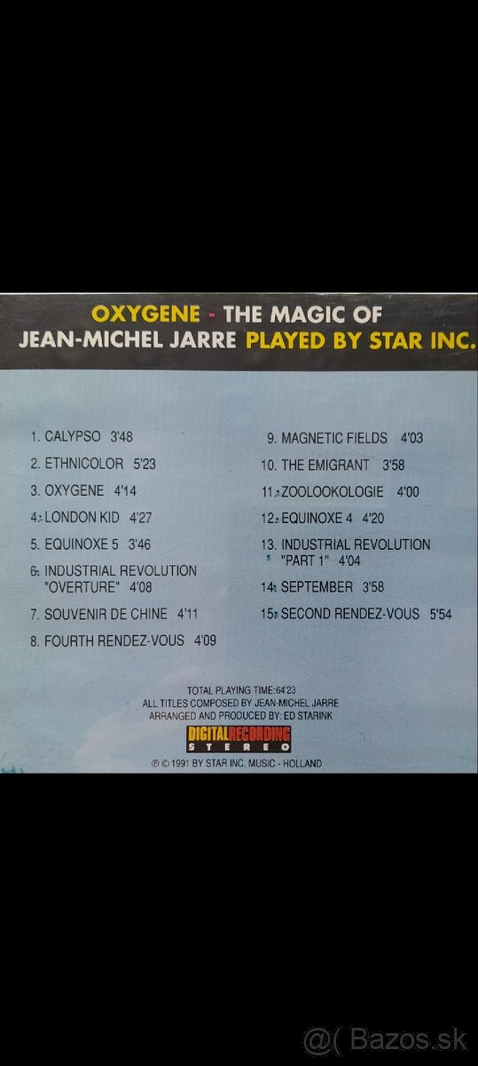 CD Jarre, Vangelis - 3