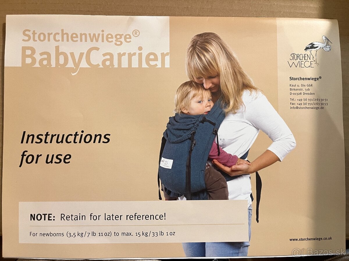 Storchenwiege nosič - 3