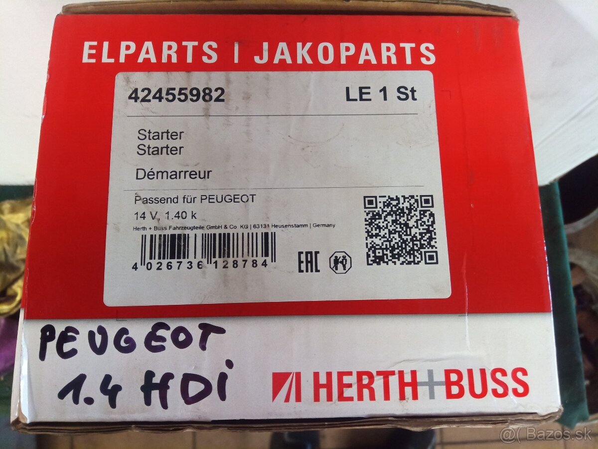 Štartér Fiat, Peugeot Citroen - 3