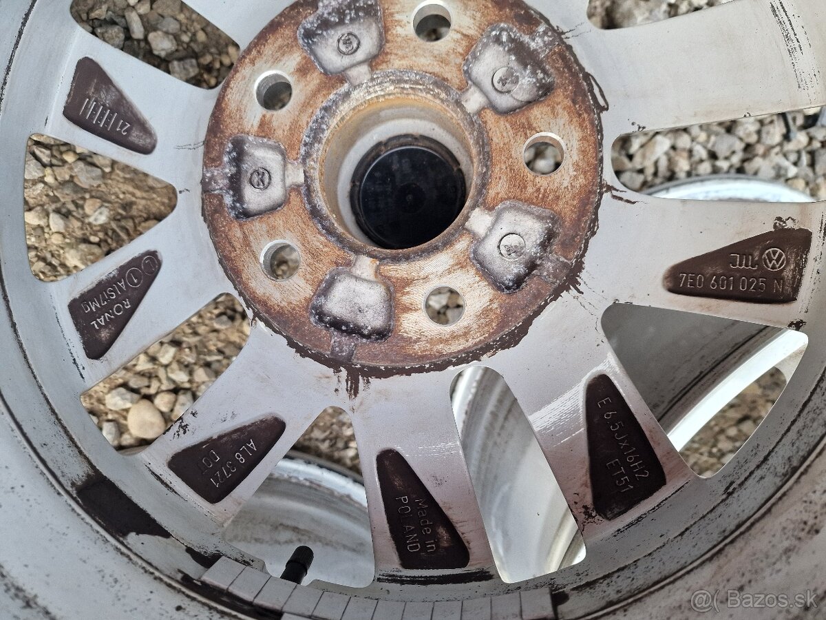 Alu disky 16"5×120 org.VW T6,T5 - 3