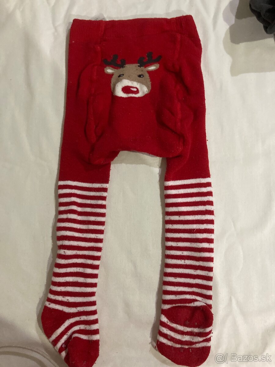 Vianočný svetrik uni, vianočné pančušky - 3