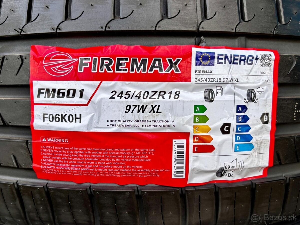 Letné 245/40 R18 - 3