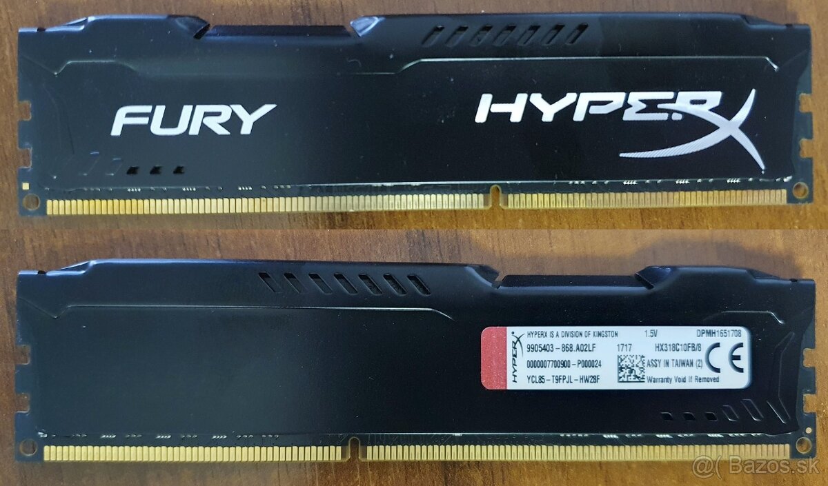 4GB, 8GB DDR3, 8GB, 16GB DDR4 - 3