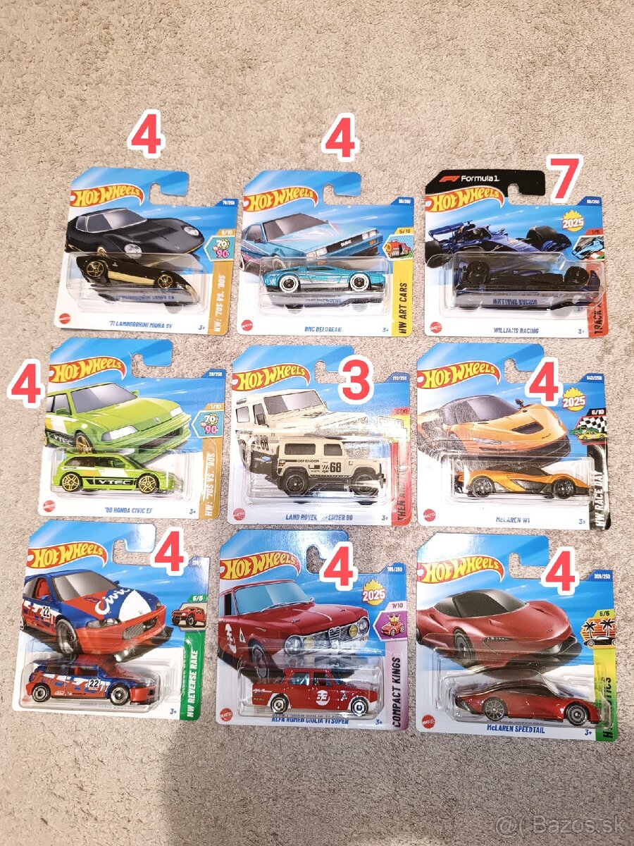 Hotwheels nové autíčka - 3